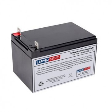 12V 12Ah Battery with Nut & Bolt Terminals