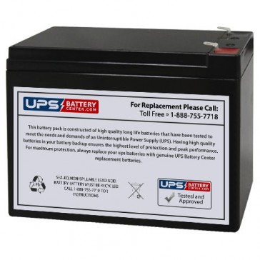 Weida HX12-10A 12V 10Ah F2 Replacement Battery