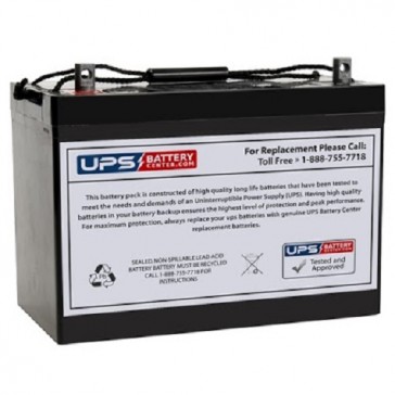 SES BT90-12(I) 12V 90Ah Replacement Battery with F16 Terminals