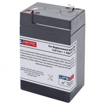 MaxPower NP5-6 6V 5Ah Replacement Battery