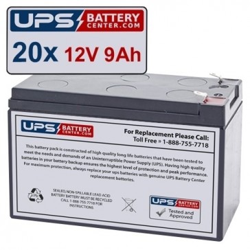 AdPos 10kVA Mini-J RT Pro 10000 II Compatible Replacement Battery Set