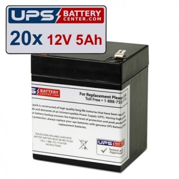 AdPos 6000VA Mini-J 6000 RT-C Compatible Replacement Battery Set