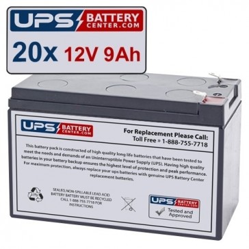 CyberPower 8KVA OL8KRTMBTF Compatible Replacement Battery Set