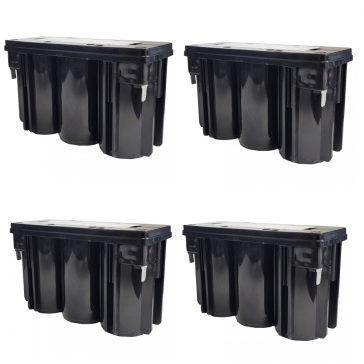 Dual-Lite C1D2-12V72 6V 8Ah F2 Replacement Battery Set