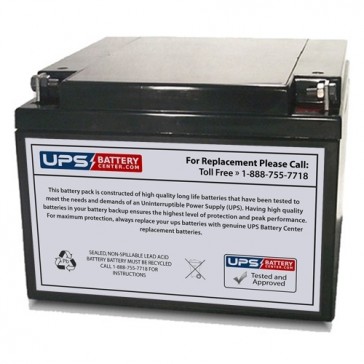 Furukawa 12m24B 12V 24Ah F3 Replacement Battery