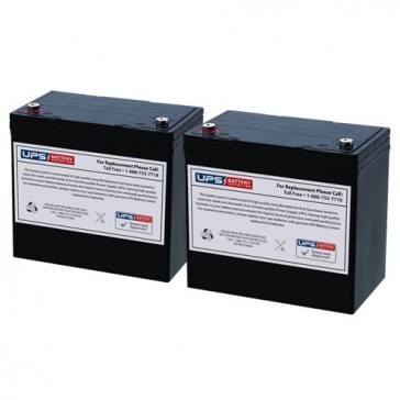 Heartway PF6K Plus 24V 55Ah Replacement Batteries