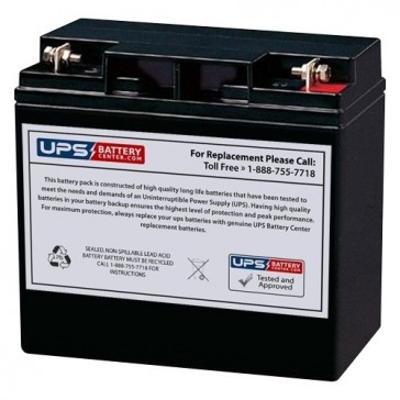 King Power KP12220 12V 22Ah F3 Replacement Battery