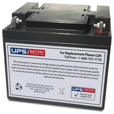 LCB GEL50-12 12V 45Ah F6 Replacement Battery