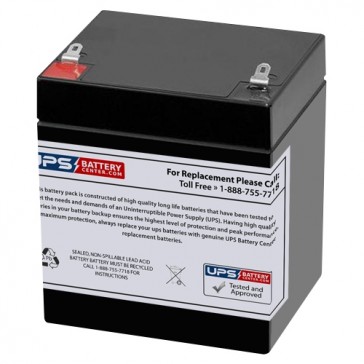 LCB ES4-12 12V 4.5Ah F1 Replacement Battery