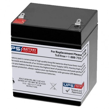 Leoch LP12-4.0 12V 4Ah F1 Replacement Battery