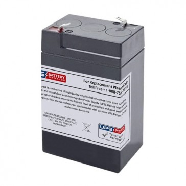 Leoch LP6-5.4	 6V 5Ah F1 Replacement Battery
