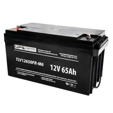 LongWay 6FM65G 12V 65Ah M6 Replacement Battery