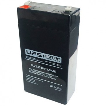 Motoma MS6V3.2H 6V 3.2Ah Replacement Battery