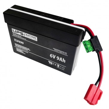Rollplay 6V Beach Cruiser Compatible Replacement Battery