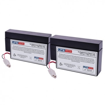 Schiller America AT-10 EKG Machine 12V 0.8Ah WL Medical Batteries - Set of 2