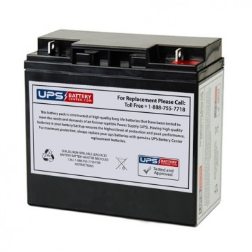 12V 20Ah Deep Cycle Battery with F3 Nut & Bolt Terminals