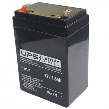12V 2.6Ah Sealed Lead Acid Battery with F1 Terminals