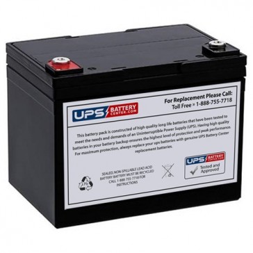 12V 35Ah Deep Cycle Sealed Lead Acid Battery with F9 Terminals