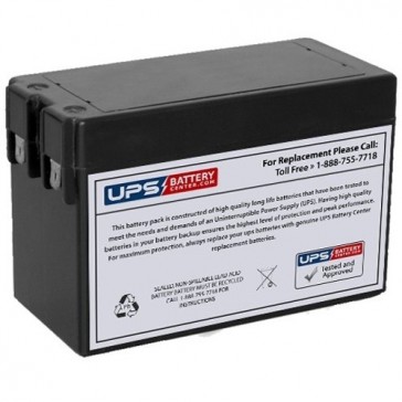 Universal Power UP2.5-12 12V 2.5Ah F1 Replacement Battery