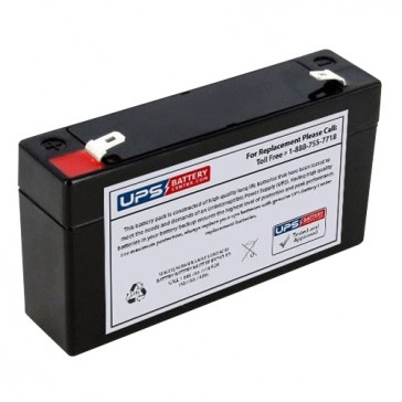 Vision CP612 6V 1.2Ah F1 Replacement Battery