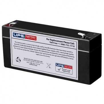 Vision CP632 6V 3.5Ah F1 Replacement Battery