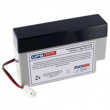 Weida HX12-0.8 12V 0.8Ah J2/JST Replacement Battery
