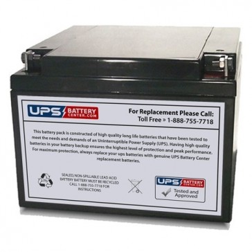 Weida HX12-24E 12V 24Ah F3 Replacement Battery