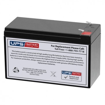 Weida HX12-7.5 12V 7.5Ah F2 Replacement Battery