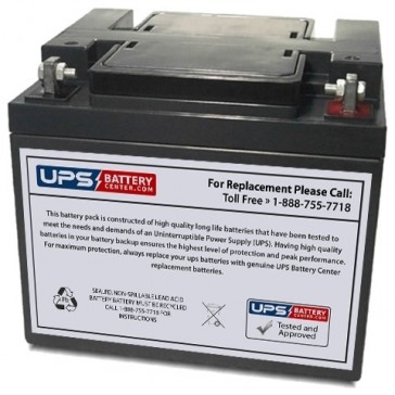 Zonne Energy LFP1240D 12V 40Ah F6 Replacement Battery